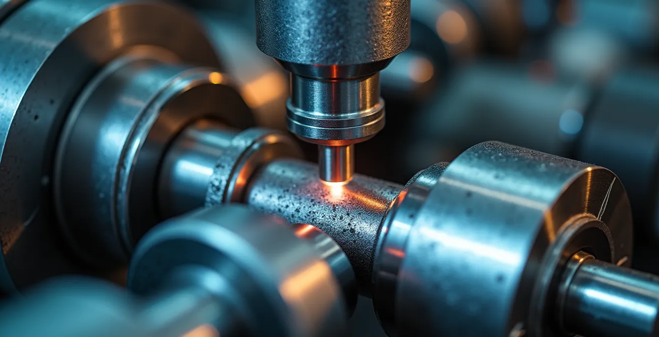 Moderne Produktionshalle mit wertvollen Industriemaschinen