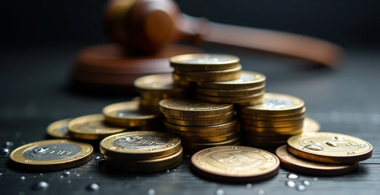 Symbolische Darstellung der Gläubigerhierarchie im Insolvenzfall