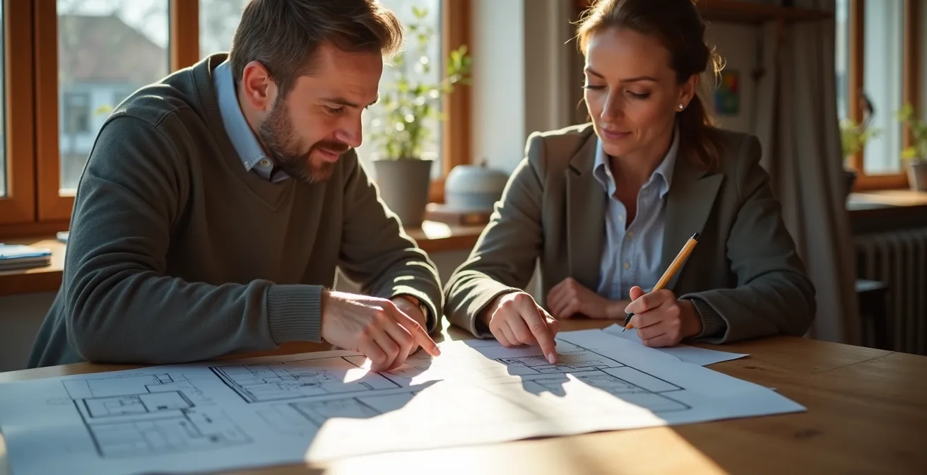 Energieberater erstellt individuellen Sanierungsfahrplan mit 15-Jahres-Perspektive