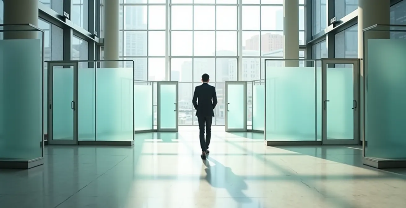 Visualisierung der Entscheidungsoptionen bei Jobwechsel mit betrieblicher Altersvorsorge